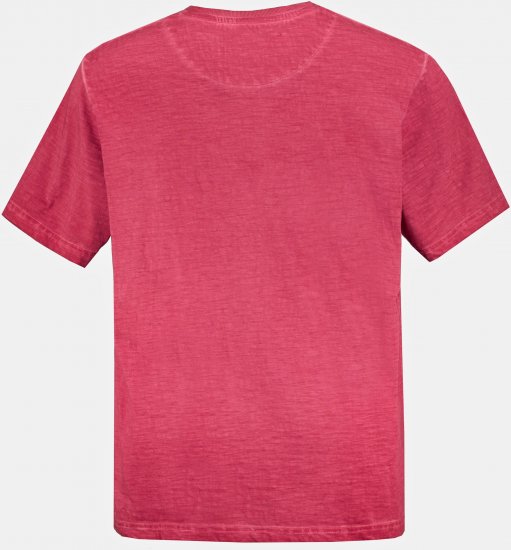 JP1880 AC/DC World Tour Graphic Comfort Fit Band T-Shirt Dark Red - Kratke Majice - Moške kratke majice za močnejše postave