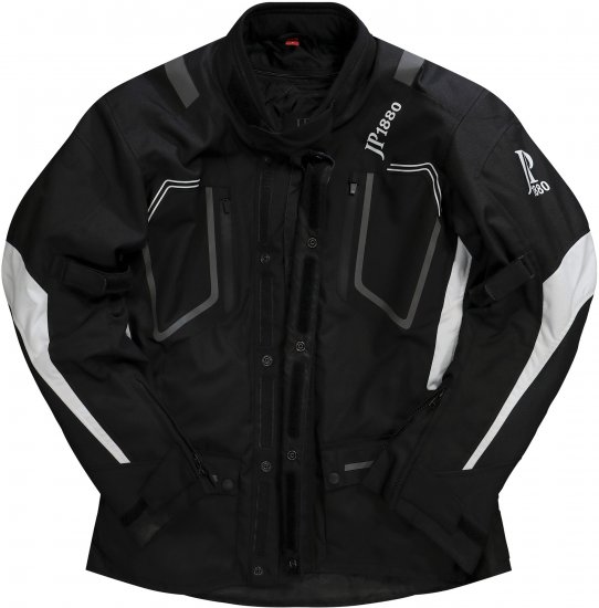 JP1880 Sporty Touring Motorcycle Jacket Black - Motoristična oblačila v večjih velikostih - Motoristična oblačila v velikih velikostih za moške