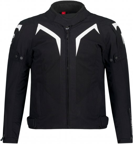 JP1880 3D Mesh Insert Motorcycle Jacket Black - Motoristična oblačila v večjih velikostih - Motoristična oblačila v velikih velikostih za moške