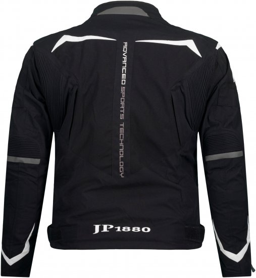 JP1880 3D Mesh Insert Motorcycle Jacket Black - Motoristična oblačila v večjih velikostih - Motoristična oblačila v velikih velikostih za moške