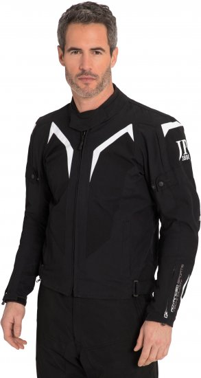JP1880 3D Mesh Insert Motorcycle Jacket Black - Motoristična oblačila v večjih velikostih - Motoristična oblačila v velikih velikostih za moške