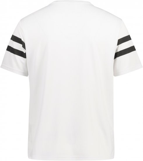  JP1880 Henley Tennis T-Shirt Snow White - Športna & zunanja oblačila - Moška Športna Oblačila za Močnejše postave