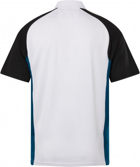 JP1880 FLEXNAMIC® QuickDry Tennis Polo Black-White-Blue - Športna & zunanja oblačila - Moška Športna Oblačila za Močnejše postave
