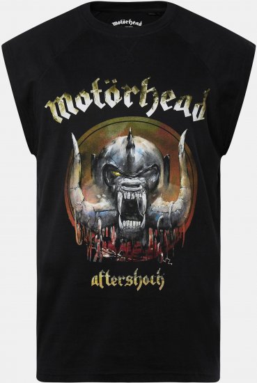 JP1880 Ozzy Motörhead Graphic Band T-Shirt Black - Kratke Majice - Moške kratke majice za močnejše postave