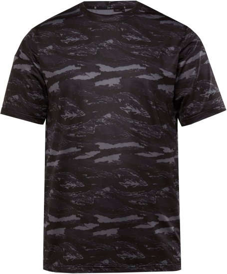 JP1880 QuickDry Graphic Print Tennis T-Shirt Black - Športna & zunanja oblačila - Moška Športna Oblačila za Močnejše postave
