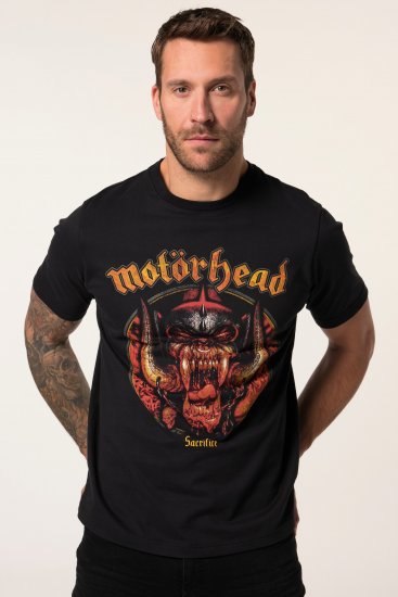 JP1880 Motörhead Sacrifice Band T-Shirt Black - Kratke Majice - Moške kratke majice za močnejše postave