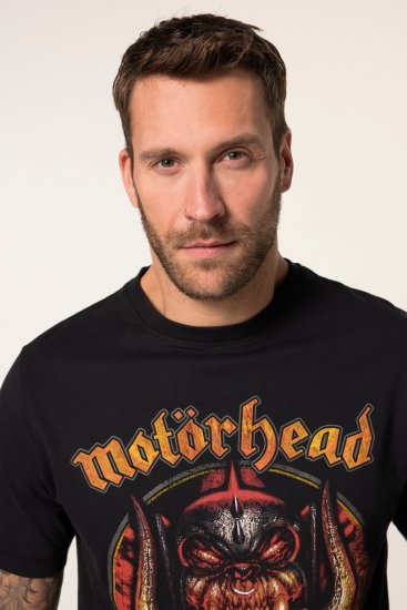 JP1880 Motörhead Sacrifice Band T-Shirt Black - Kratke Majice - Moške kratke majice za močnejše postave