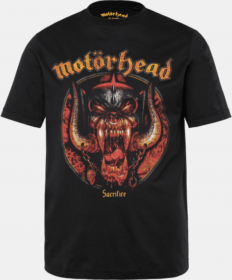 JP1880 Motörhead Sacrifice Band T-Shirt Black - Kratke Majice - Moške kratke majice za močnejše postave