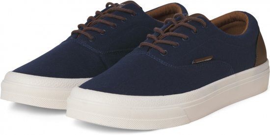 Jack & Jones Lington Canvas Sneakers Navy Blazer - Moški čevlji 40-52 - 