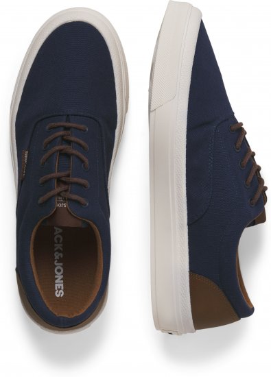 Jack & Jones Lington Canvas Sneakers Navy Blazer - Moški čevlji 40-52 - 