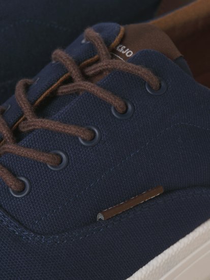Jack & Jones Lington Canvas Sneakers Navy Blazer - Moški čevlji 40-52 - 