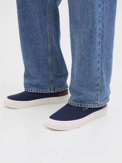 Jack & Jones Lington Canvas Sneakers Navy Blazer - Moški čevlji 40-52 - 