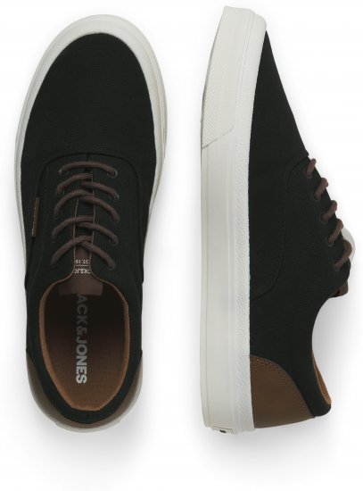 Jack & Jones Lington Canvas Sneakers Black - Moški čevlji 40-52 - 
