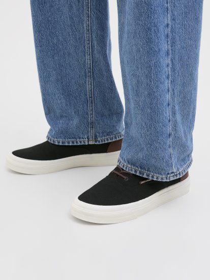 Jack & Jones Lington Canvas Sneakers Black - Moški čevlji 40-52 - 