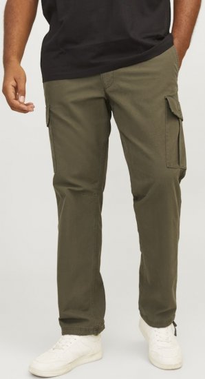Jack & Jones KANE BARKLEY Cargopants Khaki - Kavbojke & hlače - Moške Kavbojke in Hlače za Močnejše Postave