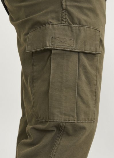 Jack & Jones KANE BARKLEY Cargopants Khaki - Kavbojke & hlače - Moške Kavbojke in Hlače za Močnejše Postave