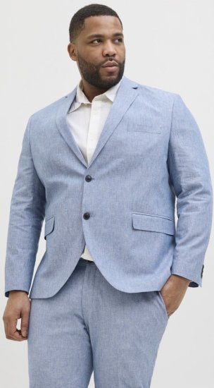 Jack & Jones Riviera Blazer Nautical Blue - Obleke - Velike številke oblek za moške
