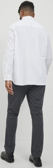 Jack & Jones Marco Cooper Chino Pants Dark Grey Melange - Kavbojke & hlače - Moške Kavbojke in Hlače za Močnejše Postave