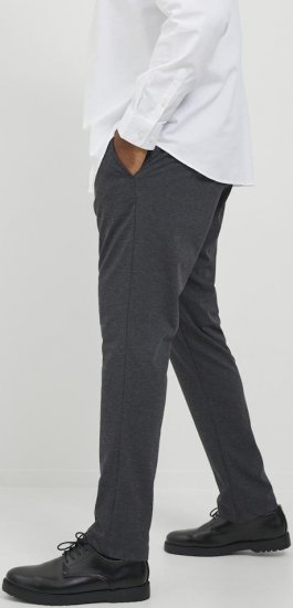 Jack & Jones Marco Cooper Chino Pants Dark Grey Melange - Kavbojke & hlače - Moške Kavbojke in Hlače za Močnejše Postave