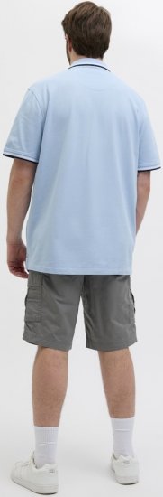 Jack & Jones Cole Mateo Cargo Shorts Castlerock - Kratke hlače - Moške Kratke Hlače za Močnejše Postave