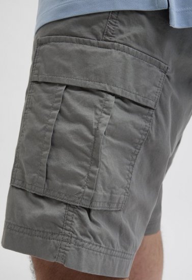 Jack & Jones Cole Mateo Cargo Shorts Castlerock - Kratke hlače - Moške Kratke Hlače za Močnejše Postave