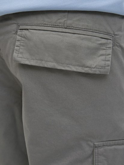 Jack & Jones Cole Mateo Cargo Shorts Castlerock - Kratke hlače - Moške Kratke Hlače za Močnejše Postave