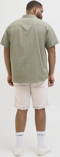 Jack & Jones Marco Erik Chino Shorts Grey - Kratke hlače - Moške Kratke Hlače za Močnejše Postave