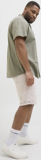 Jack & Jones Marco Erik Chino Shorts Grey - Kratke hlače - Moške Kratke Hlače za Močnejše Postave