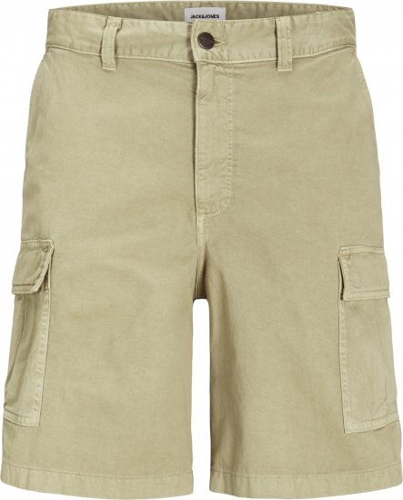 Jack & Jones Karl Avery Cargo Shorts Beige - Kratke hlače - Moške Kratke Hlače za Močnejše Postave