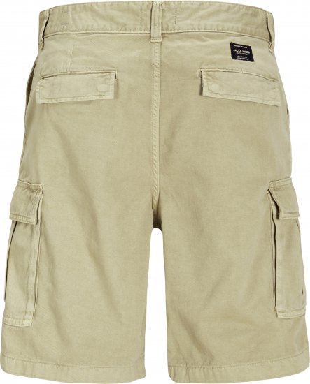 Jack & Jones Karl Avery Cargo Shorts Beige - Kratke hlače - Moške Kratke Hlače za Močnejše Postave