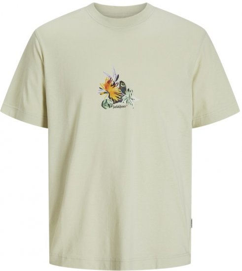 Jack & Jones Varenna Crew Neck T-Shirt Green - Kratke Majice - Moške kratke majice za močnejše postave