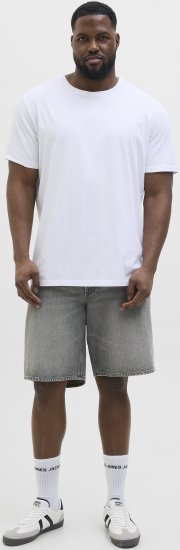 Jack & Jones Tony Original Denim Shorts Grey - Kratke hlače - Moške Kratke Hlače za Močnejše Postave