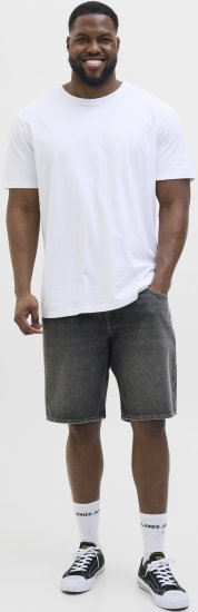 Jack & Jones Tony Original Denim Shorts Black - Kratke hlače - Moške Kratke Hlače za Močnejše Postave