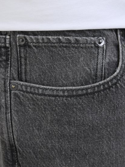 Jack & Jones Tony Original Denim Shorts Black - Kratke hlače - Moške Kratke Hlače za Močnejše Postave