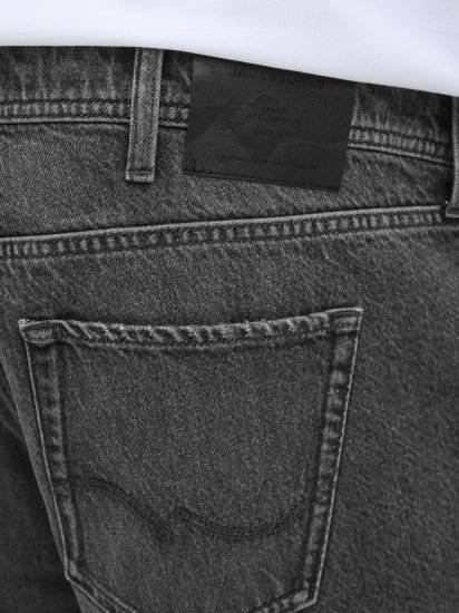 Jack & Jones Tony Original Denim Shorts Black - Kratke hlače - Moške Kratke Hlače za Močnejše Postave