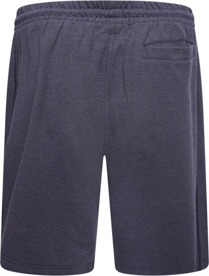 Kam Jeans 3317 Textured Interlock Shorts Indigo - Trenirke & kratke trenirke - Moške Trenirke za Močnejše Postave