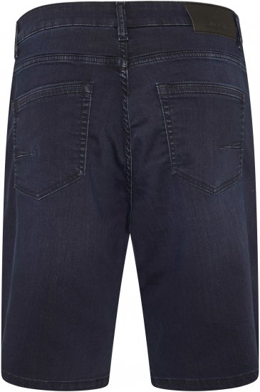 Kam Jeans NUNEZ2 Knitted Denim Stretch Shorts Dark Navy - Kratke hlače - Moške Kratke Hlače za Močnejše Postave