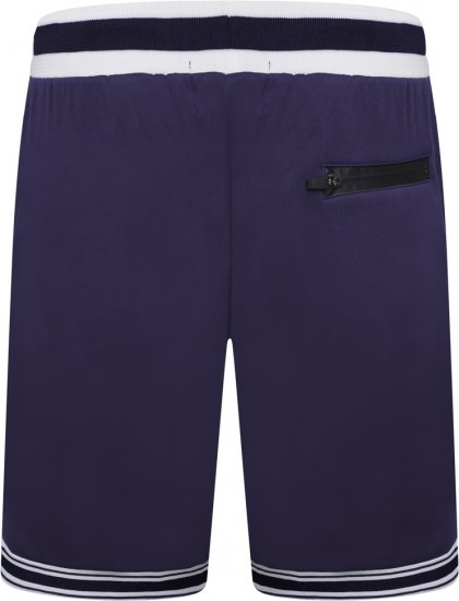 Kam Jeans TS005 Retro Tracky Set (Shorts/Sleeveless Hoodie) Navy - Trenirke kompleti - Moške Trenirke kompleti za močnejše postave