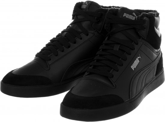 Puma Shuffle Mid Fur Shoes Black - Moški čevlji 40-52 - 