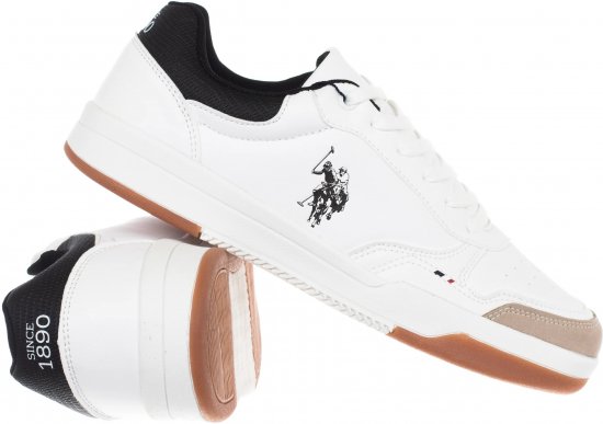 U.S. POLO ASSN. Steve - Men's Sneakers White - Moški čevlji 40-52 - 