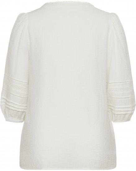 Kaffe Curve Liwa Shirt Chalk - Bluzne srajce - 