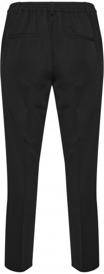 Kaffe Curve Sakira Dolge hlače Globoko črna - Kavbojke & Hlače v Velikih Številkah – Plus Size - 