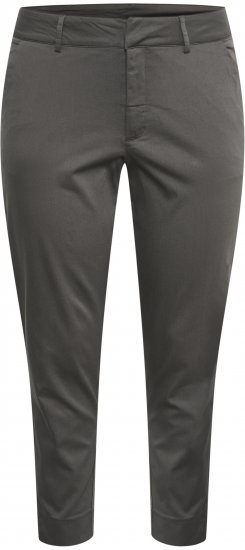 Kaffe Curve Leana Chino Hlače 7/8 Temna Senca - Kavbojke & Hlače v Velikih Številkah – Plus Size - 