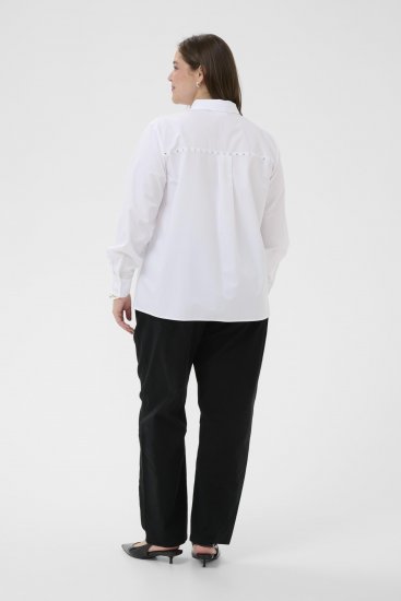 Kaffe Curve Janni Shirt Optical White - Bluzne srajce - 
