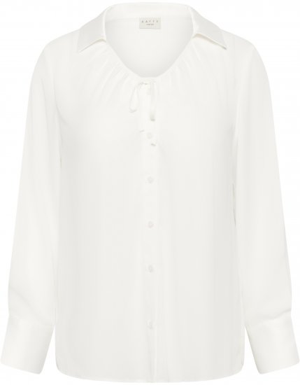 Kaffe Curve Gina Shirt White - Bluzne srajce - 