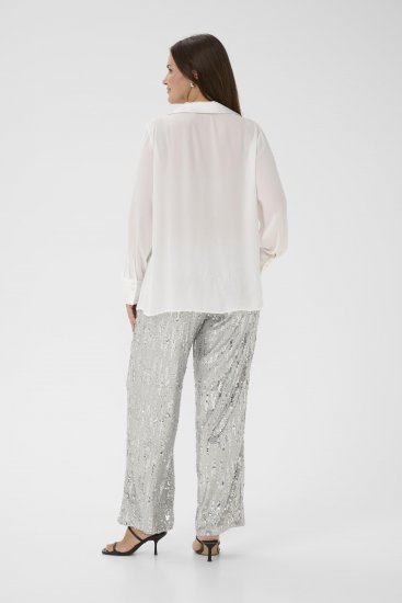 Kaffe Curve Gina Shirt White - Bluzne srajce - 