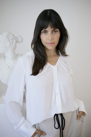 Kaffe Curve Gina Shirt White - Bluzne srajce - 