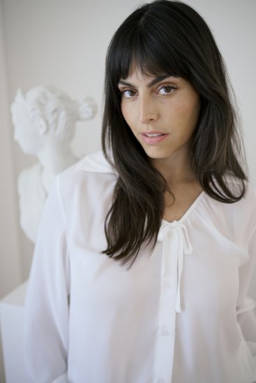 Kaffe Curve Gina Shirt White - Bluzne srajce - 