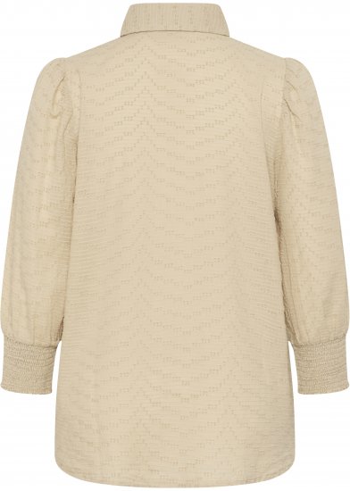 Kaffe Curve Penelopia Shirt Feather Grey - Bluzne srajce - 