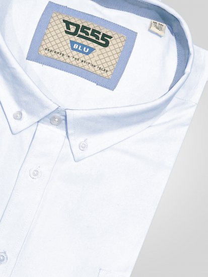 D555 Richard Oxford Srajca Z Dolgimi Rokavi TALL Bela - TALL srajce - 